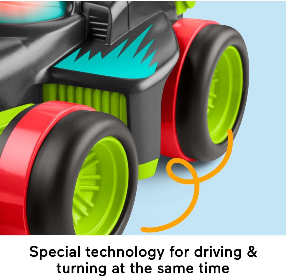 Fisher-Price Preschool Toy Remote Controlled Car My Easy RC with 2 Speeds for Kids Ages 3+ Years (Amazon Exclusive)