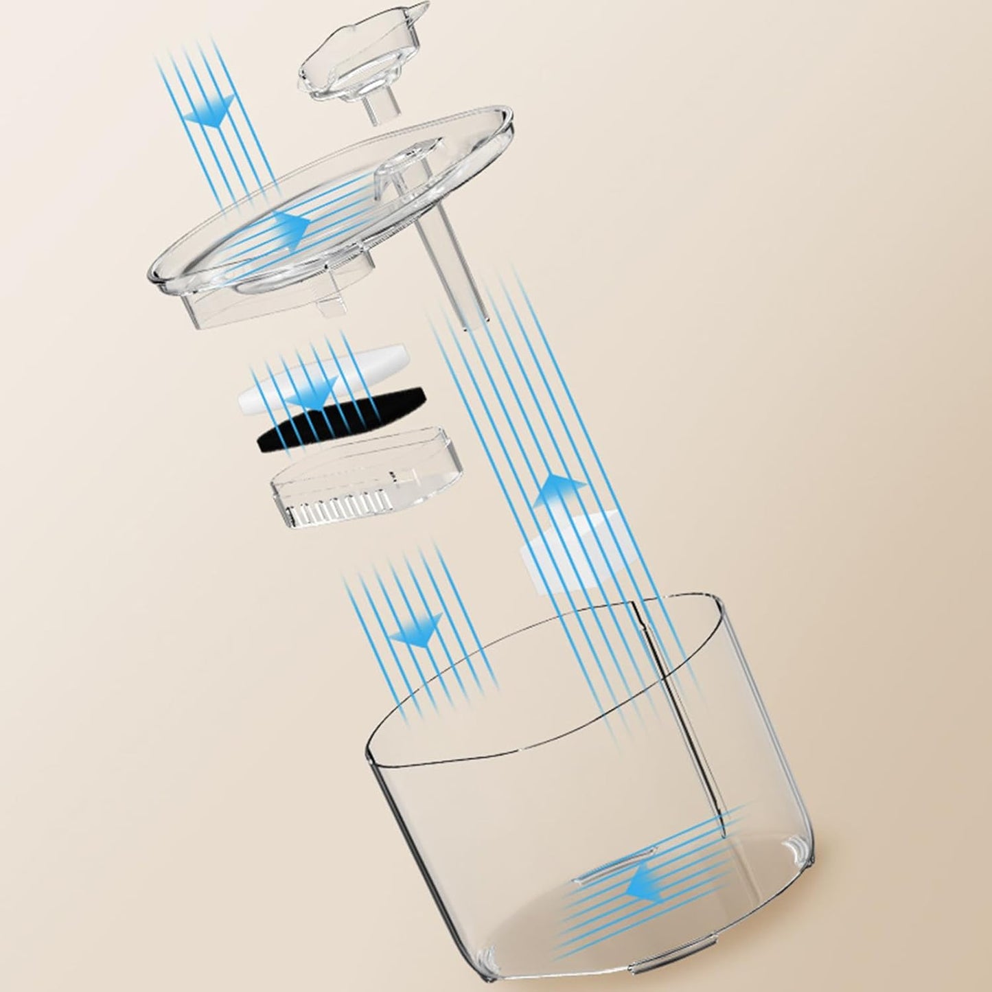 Cats Water Fountains Automatic Dogs Pet Drinking Mute Water Dispenser Large Capacity Quiet Fountains Cats Waterer