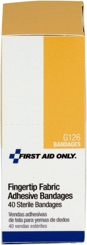 First Aid Only - G126 Fingertip Fabric Bandage, 40 Count