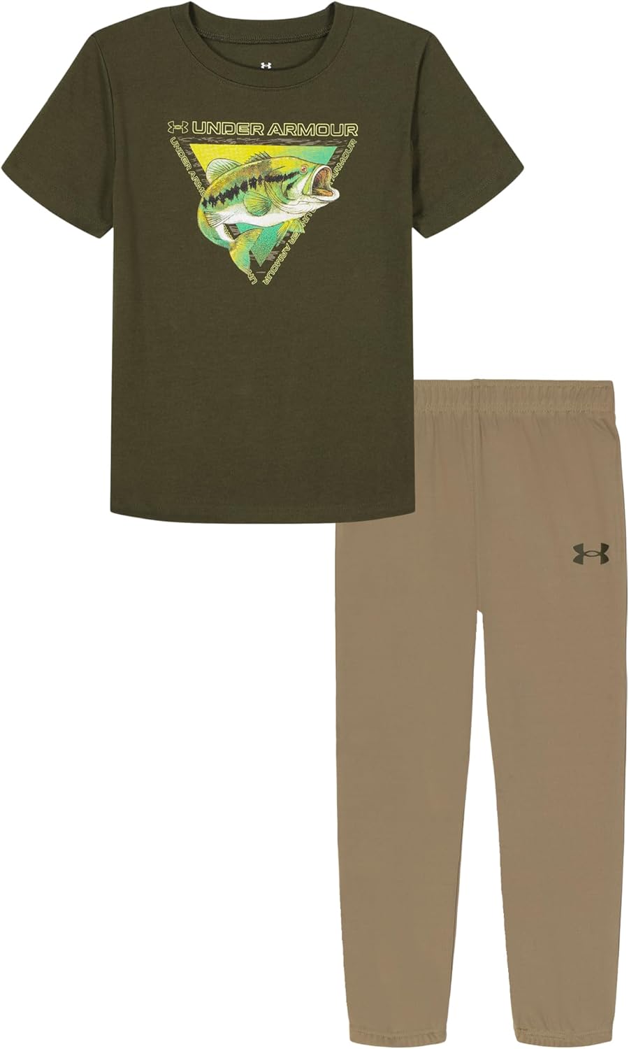 Under Armour boys Short Sleeve Tee and Jogger Set