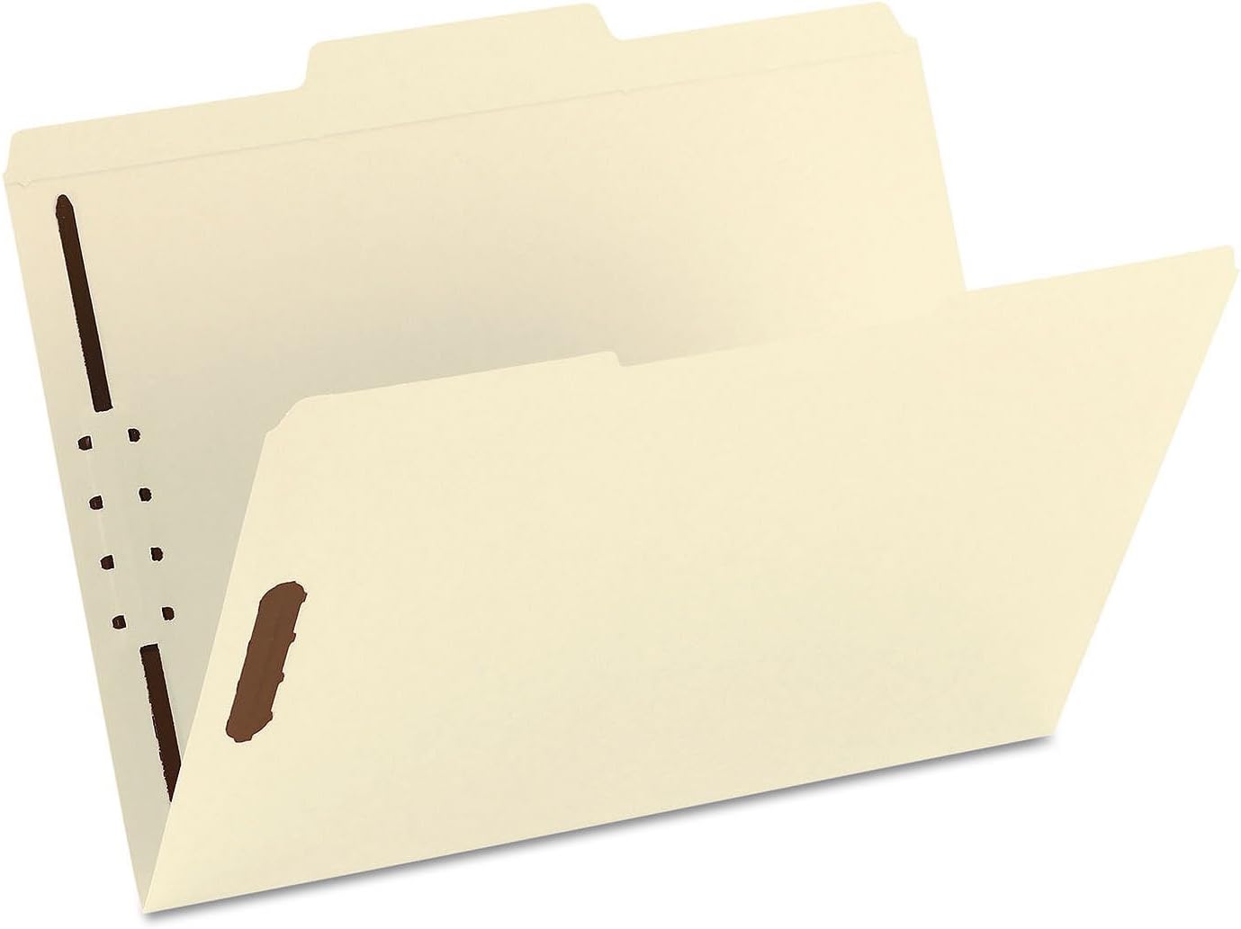 Smead Fastener File Folder, Reinforced 1/3-Cut Tab, Letter Size, Manila, 50 per Box (14537)