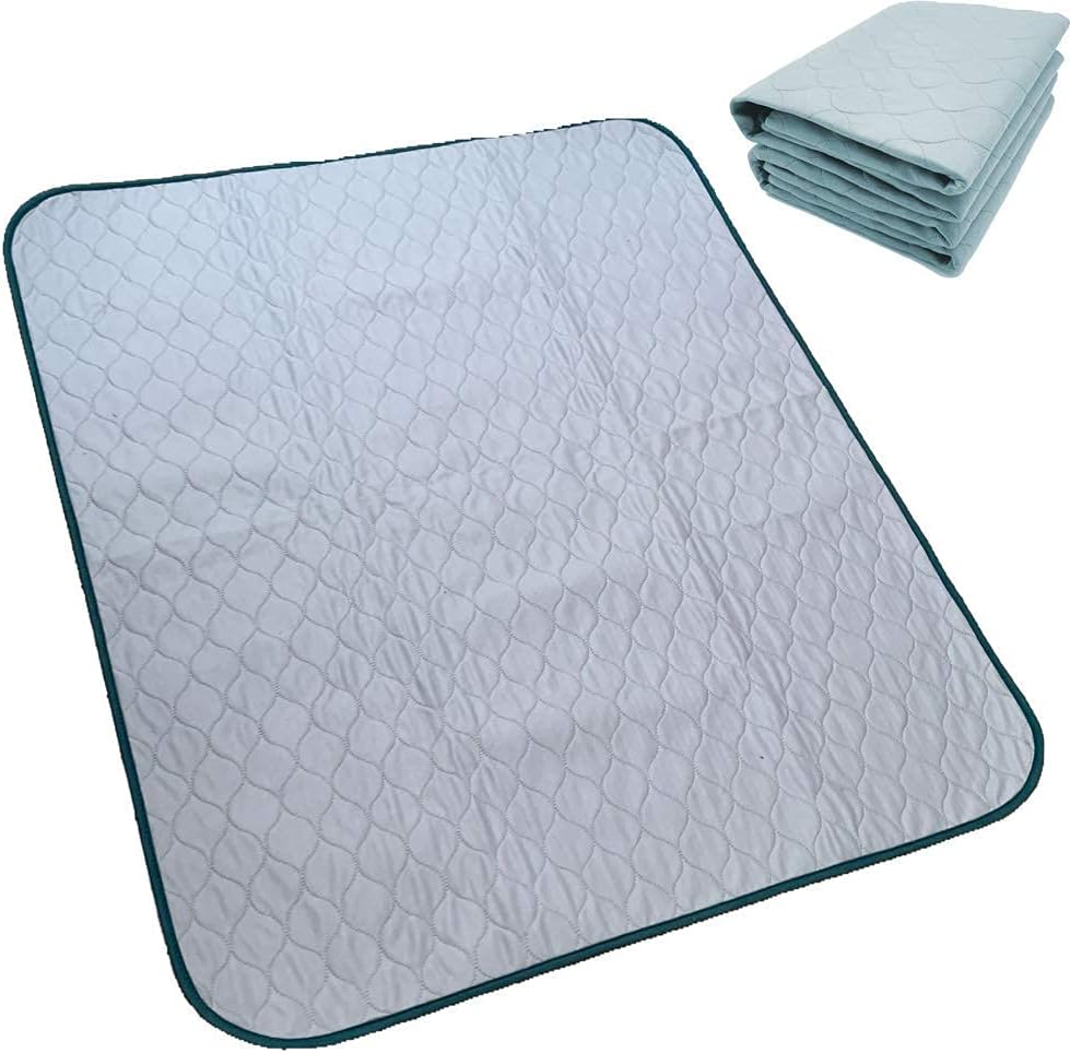 Jalousie 2 Pack 36" x 42" Reusable Dog Whelping Pad/Mat - Reusable Dog Pee Pad - Quilted Fast Absorbing Dog Training Pad Waterproof Puppy Training Pad Dog Housebreaking Absorption Pads