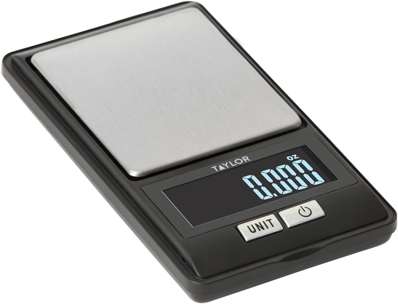 Taylor High-Precision Digital Portioning Scale with Cover, 16OZ/500G, Black