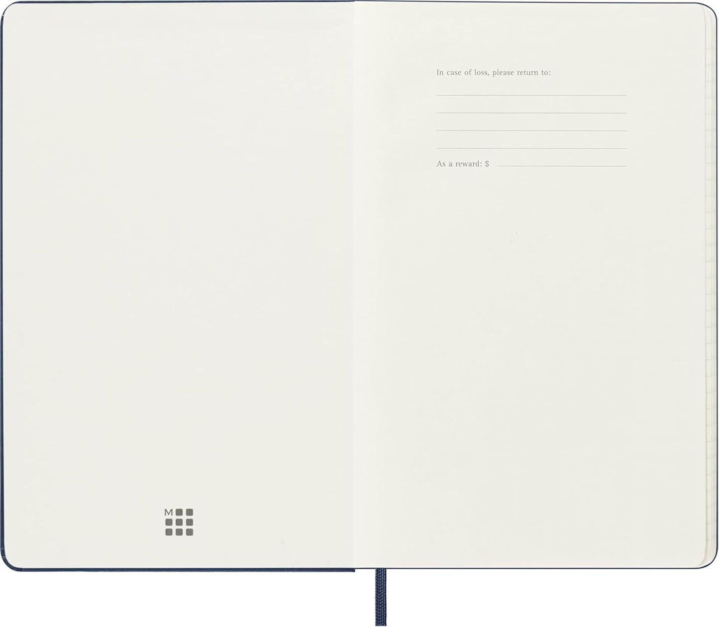 Moleskine Classic 18 Month 2025-2026 Weekly Planner, Hard Cover, Large (5" x 8.25"), Sapphire Blue, 208 pages