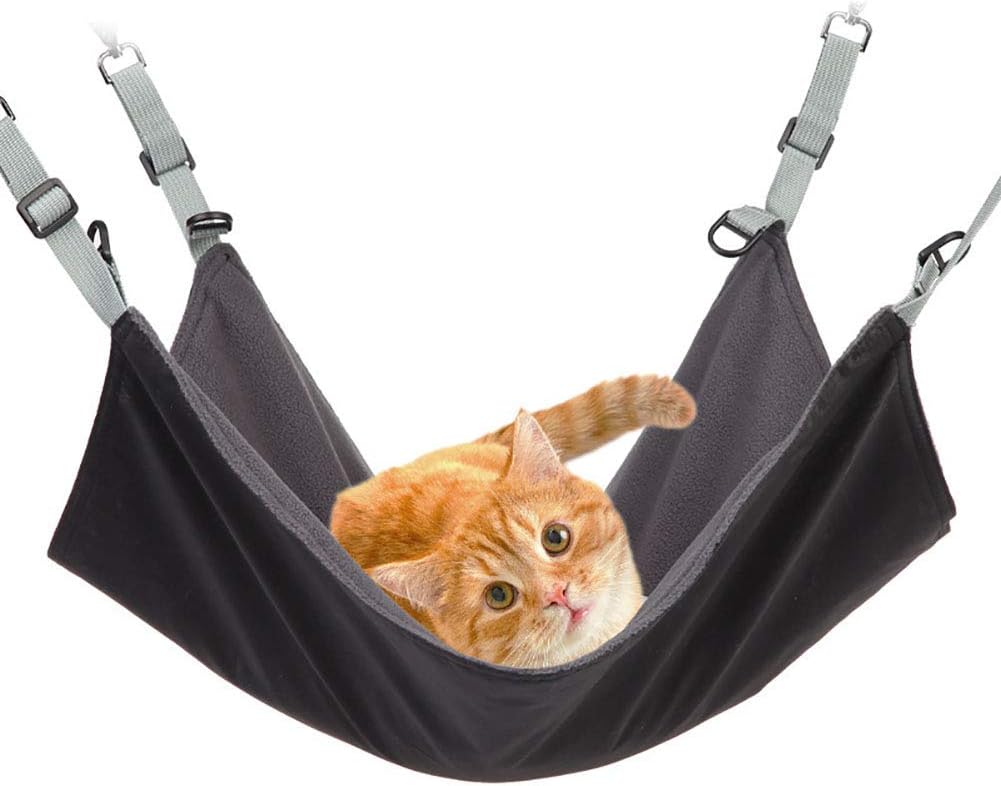 ToBe-U Cat Hammock Bed Comfortable Hanging Pet Hammock Bed for Cats/Small Dogs/Rabbits/Other Small Animals 22 x17 in