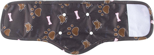 Dog Leak Diapers with Elastics Legs Soft Polyester Washable Diapers for Media Large Pee Pants