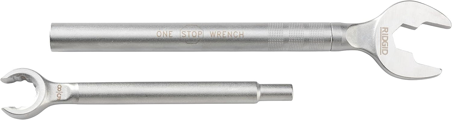 RIDGID 27023 Model 2002 One Stop 2-in-1 Wrench for Angle Stops, Straight Stops, and Compression Couplings