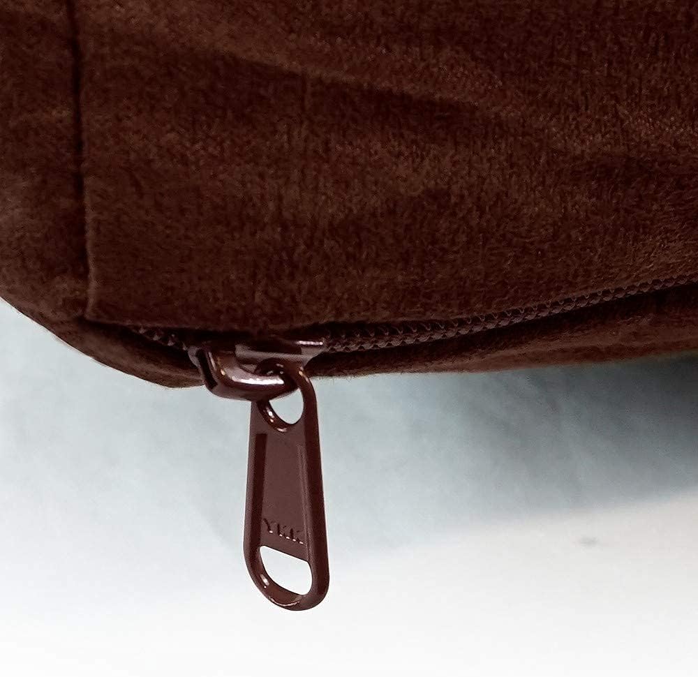 Floppy Dawg XL Dog Bed Replacement Cover. Removable and Machine Washable Cover for Mattress and Rectangular Pillow Beds. 48L x 30W. Brown with Beige Top