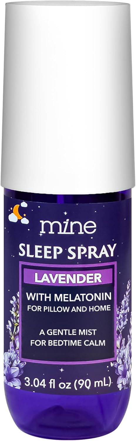 Lavender Sleep Spray with Melatonin - Relaxing Gifts for Teen Girls and Women – Natural Pillow Mist for Sleep, Calming Bed Spray for Adults, Easter Gifts, Gifts for Mom