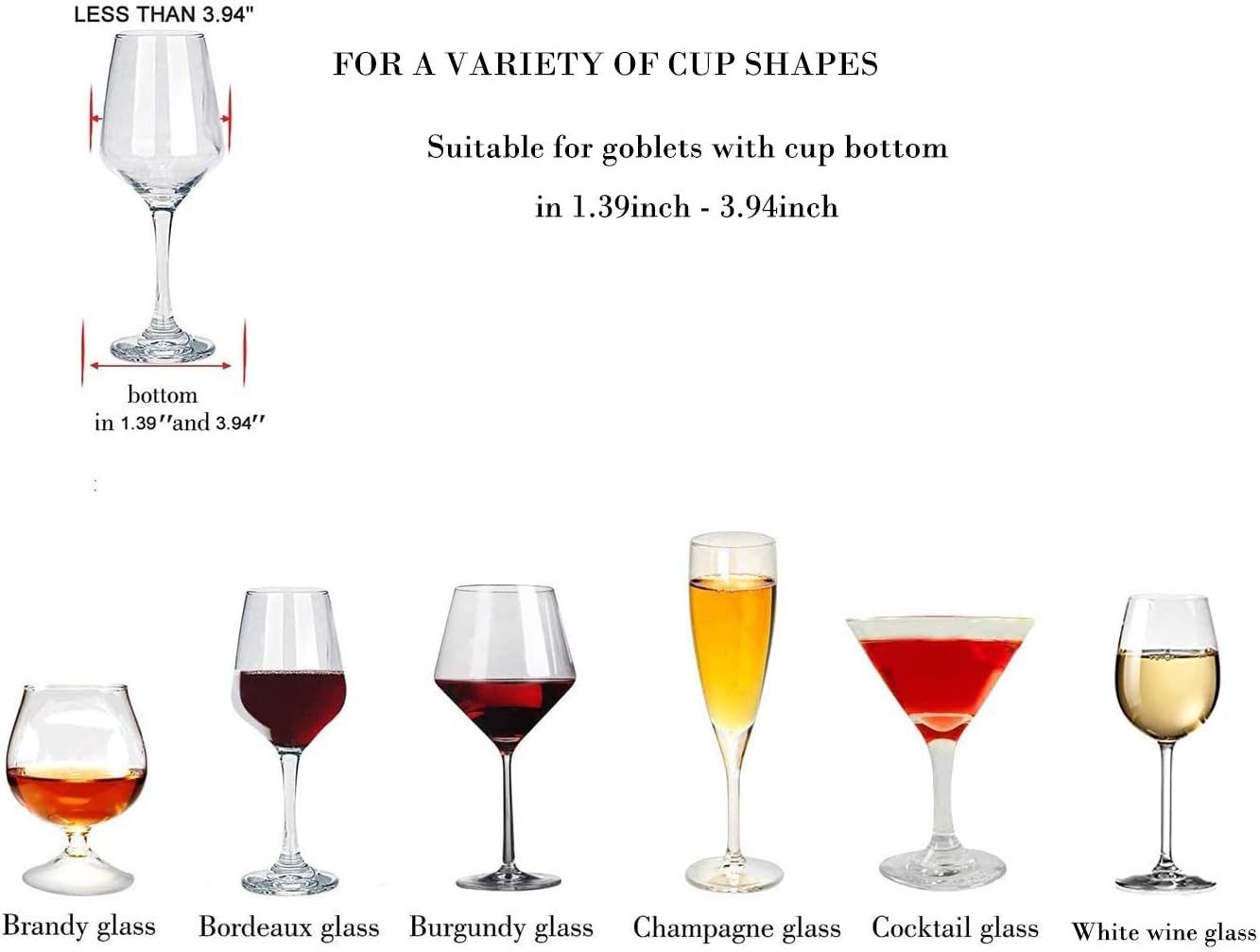 Wine Glass Rack, Under Cabinet Stemware Wine Glass Holder, Wine Glasses Storage Hanger Metal Organizer for Cabinet Kitchen Bar (Gold, 3 Rows 1 Pack)