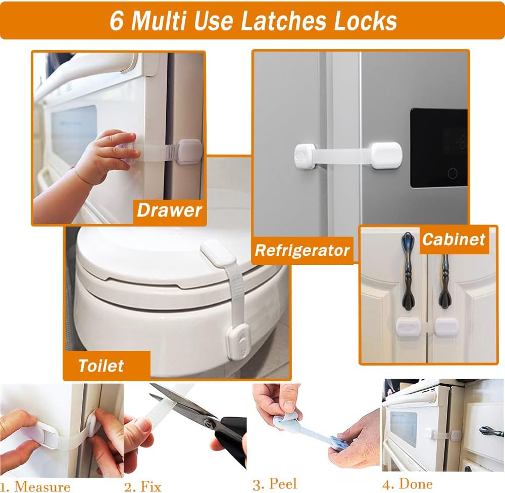 Baby Proof Kit, 58 Packs Baby Proofing Kit Essentials Child Proofing Appliance with Cabinet Locks, Corner Guards and Outlet Covers - All-in-one Super Value Child Proof Kit