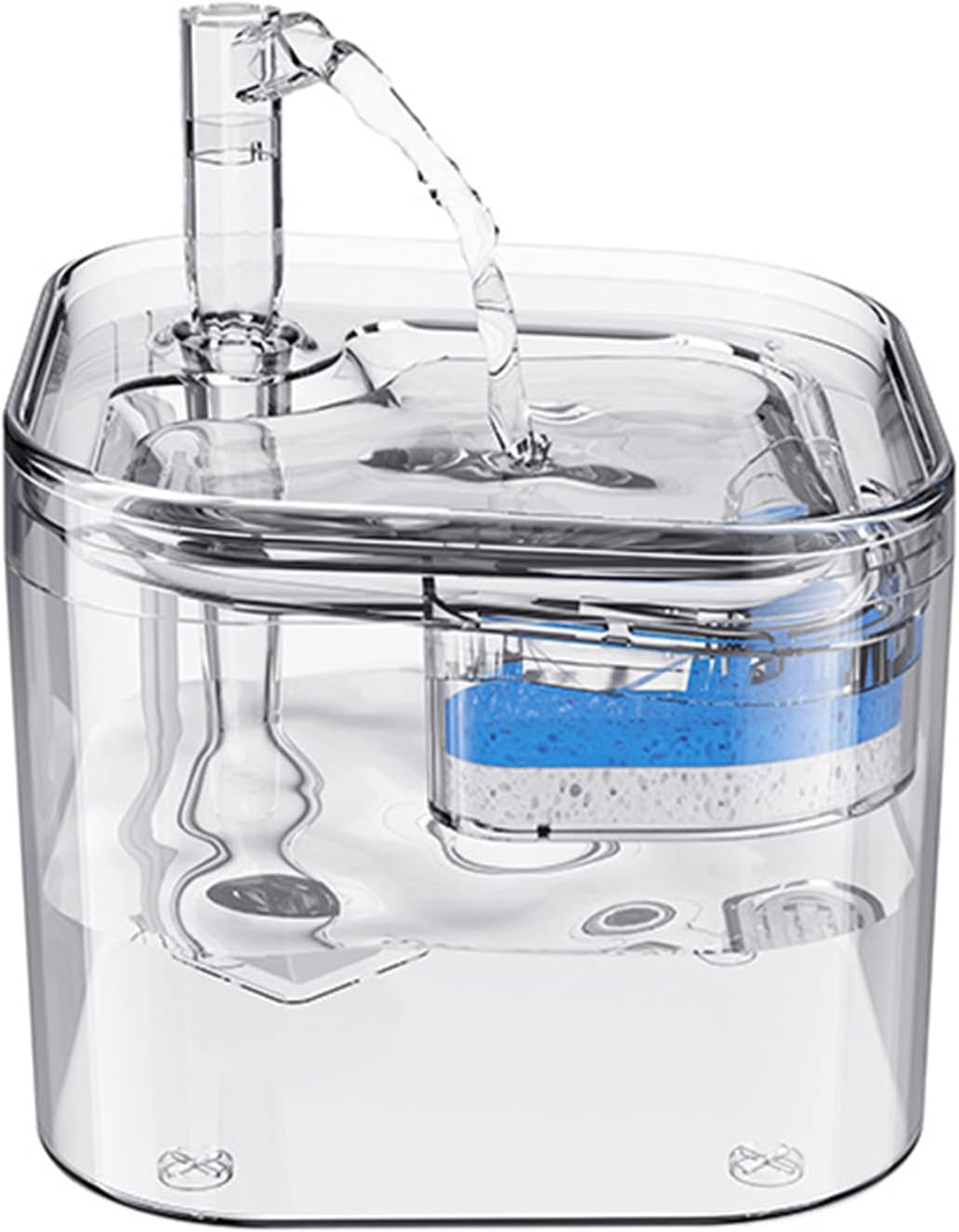 Pet Drinking Machine Replacement Pump for Cat Water Fountain Pet Fountain Ultra Quiet Pump with Suction Cups 3 Levels Adjustable Water Flow