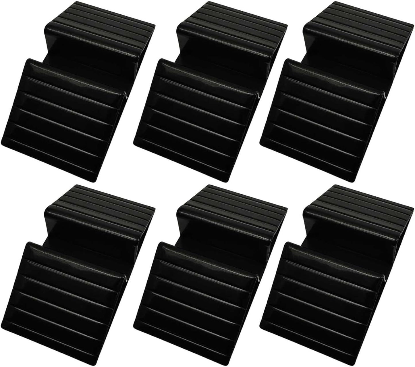 pet Dog gate Support feet - Triangle Fence Reinforcement Fittings，Plastic Free Standing Dog Gate Fence Panel，Suitable for configuring Dog Gates, Dog Fences (Matte Black)