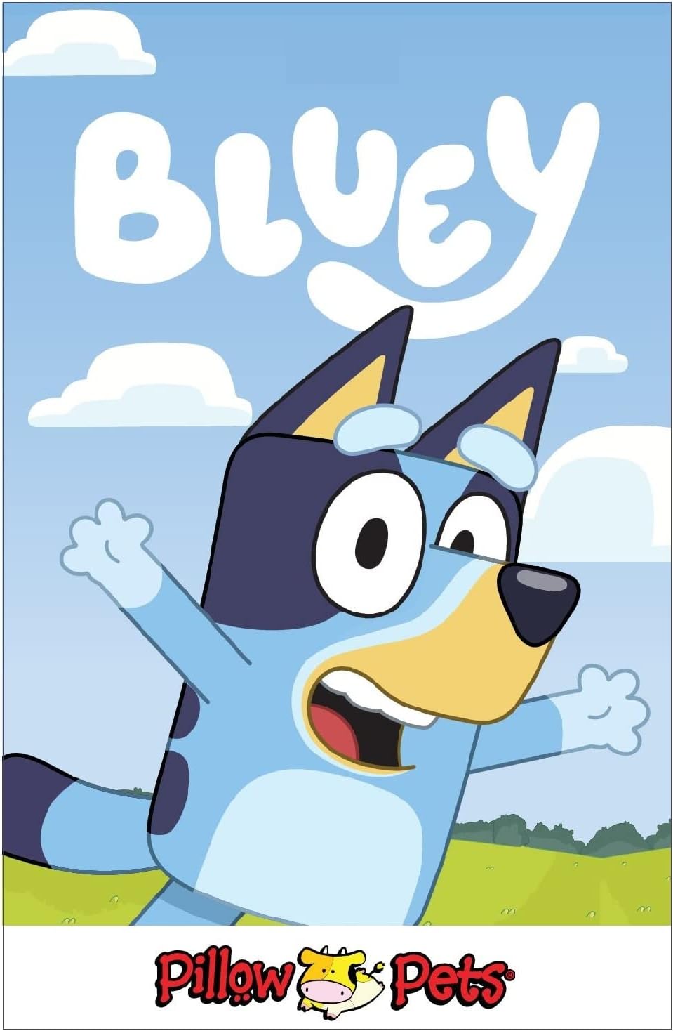 Pillow Pets 16 inch Bluey, BBC Studios Stuffed Animal Plush Toy Gift for Kids