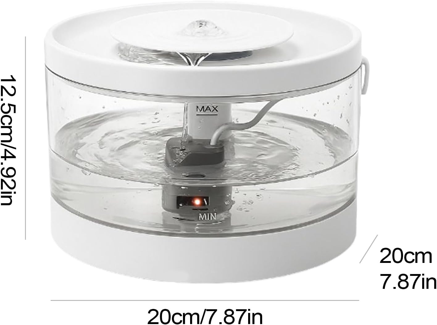 Cat Water Dispenser | Smart Anti-Spill Cat Waterer | Kitten Automatic Waterer | for Pets Dogs Puppy Kitten Indoor Home Living Room Floor Corner