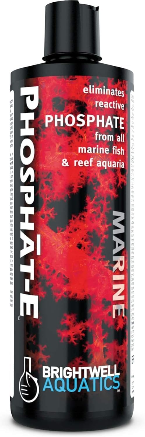 Brightwell Aquatics Phosphat-E Liquid Phosphate Remover for Marine Fish and Reef Aquariums - Aquarium Water Treatments, 8.45 fl oz