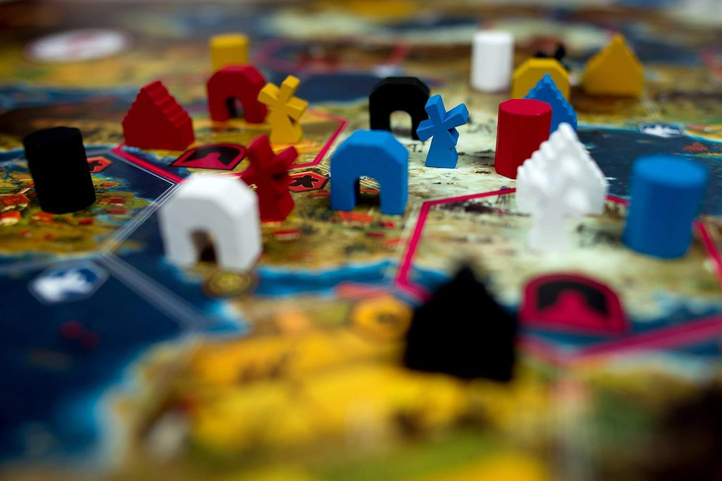 Stonemaier Games: Scythe (Base Game) by Jamey Stegmaier | an Engine-Building, Area Control Strategy Board Game with Mechs, Set in Dieselpunk 1920+ Europe for Adults and Family | 1-5 Players, 115 Mins