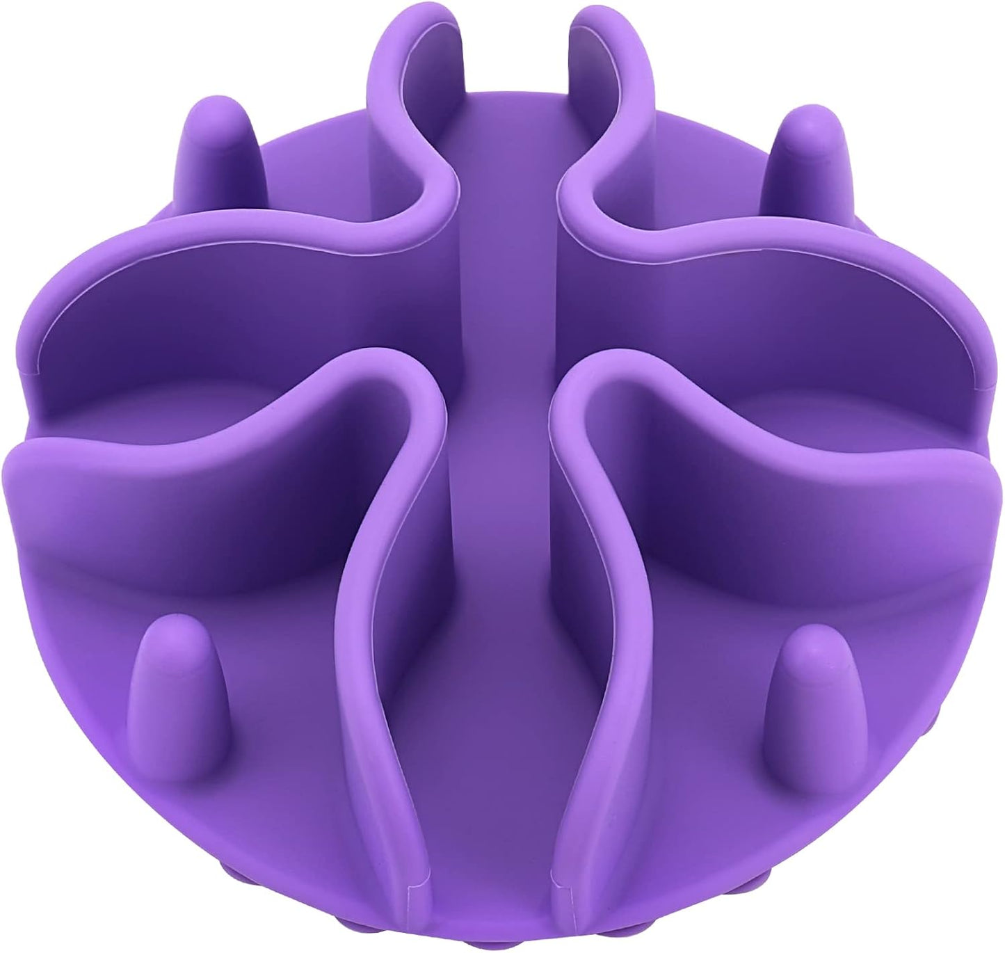 Slow Feeder Insert for Dogs & Cats, 3 Sizes Food-Grade Silicone Anti-Choking Puzzle Feeder, Non-Slip Suction Cup Design, Fits Most Bowls, Bloat Stop Pet Feeding Solution