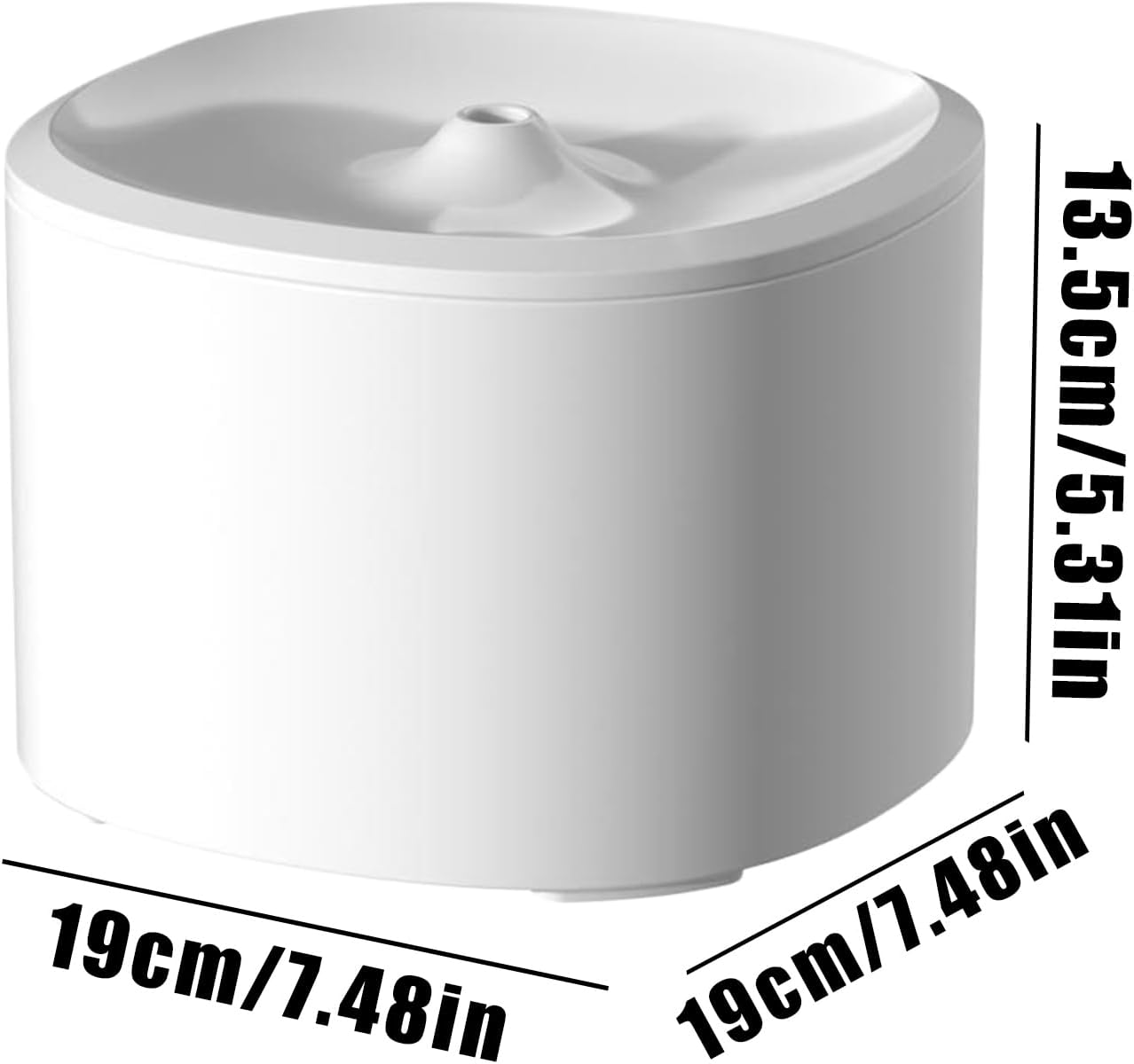 Pet Water Fountain | 3L Quiet USB Powered Automatic Dispenser - Water Dispenser for Cats Dogs,for Kitten Puppy Dog Indoor Home Apartment Living Room Balcony