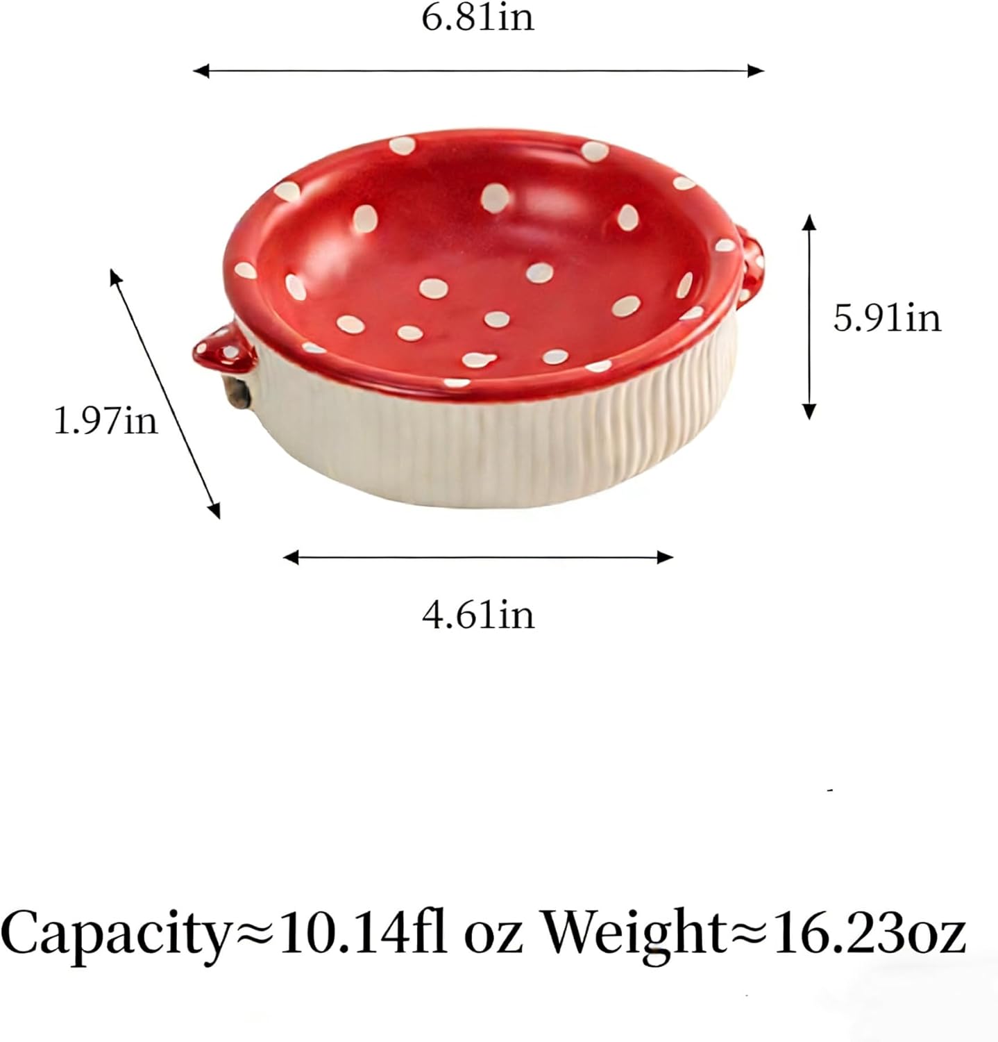 Ceramic Elevated Dog Cat Food Bowl Set with Wooden Stand, Raised Cat Slow Feeders, no Black Chin, Pet Food and Water Dishes, for Kitten Pubby Small Animal
