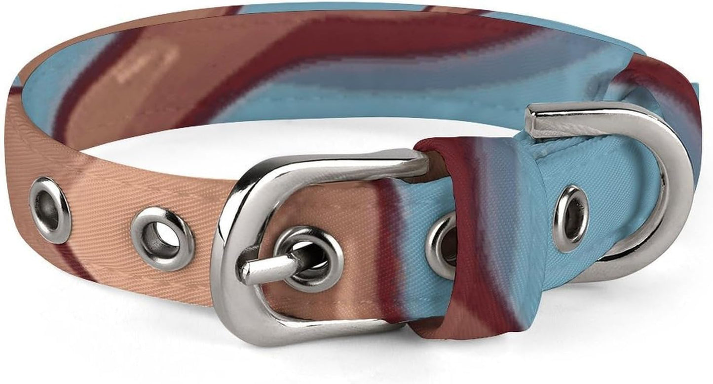 Animal Cute Brown Otters Dog Collar with Buckle Adjustable Martingale Pet Collars Cute Female Male Puppy Collar Soft Waterproof Cat Collars for Small Medium Dogs