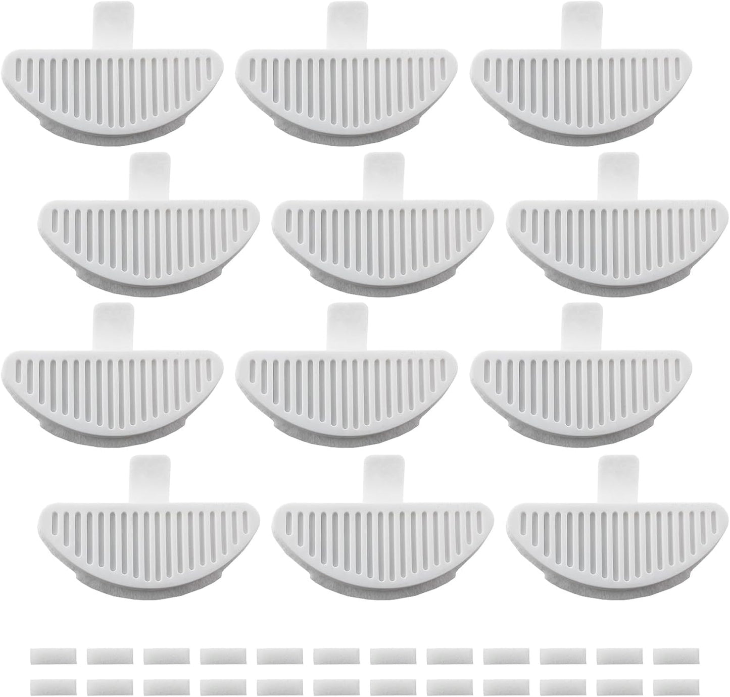 PET STANDARD Replacement Water Filter & Pre-Filter Sponges Compatible With uahpet® 67oz/2L Automatic Pet Fountain, Pack of 12