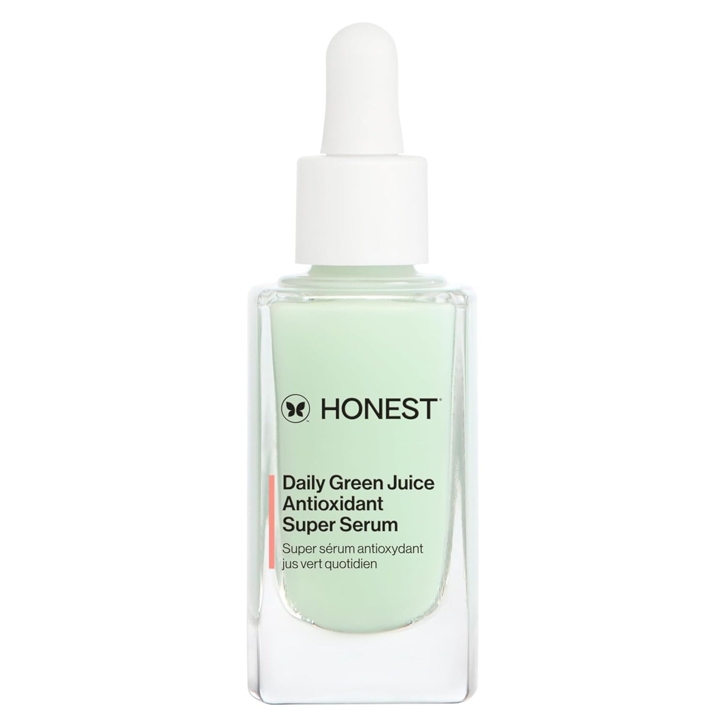 Honest Beauty Daily Green Juice Antioxidant Super Serum, Improves Skin Tone Texture, Gentle for Sensitive Skin, Fragrance-Free Vegan, 1 fl oz