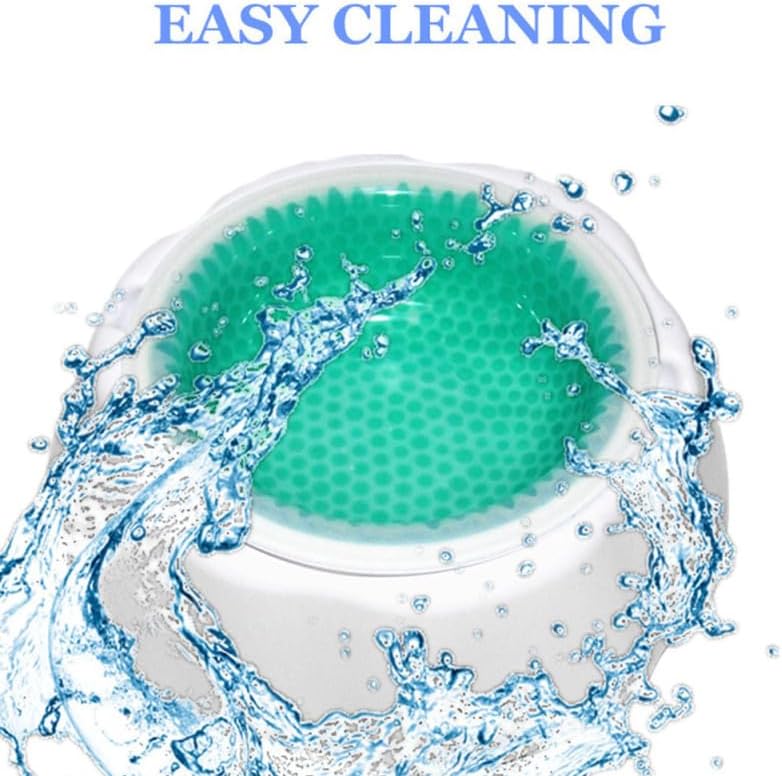 BESPORTBLE Pet Cooler Bowl with Condensate Beads Design for Dogs and Cats Easy to Clean Indoor Water and Food Dish with Smooth Surface