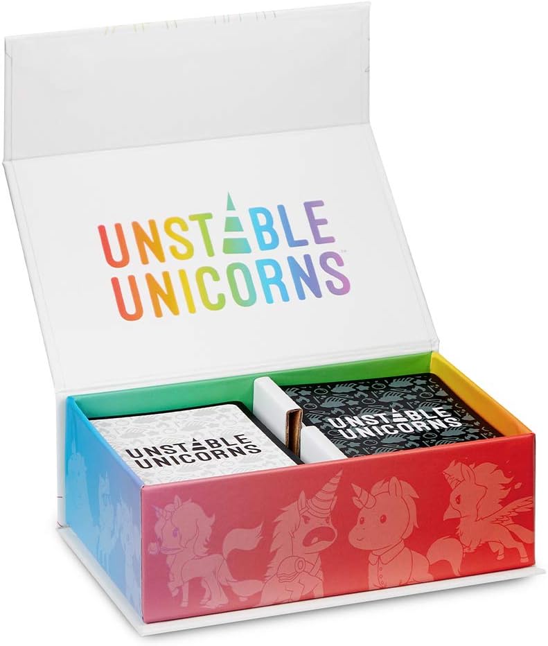 Unstable Games Unstable Unicorns Card Game - Strategy Party Game for 2-8 Players, Ages 8 and Up - Funny Family Game Night Card Game from the Creators of Here to Slay