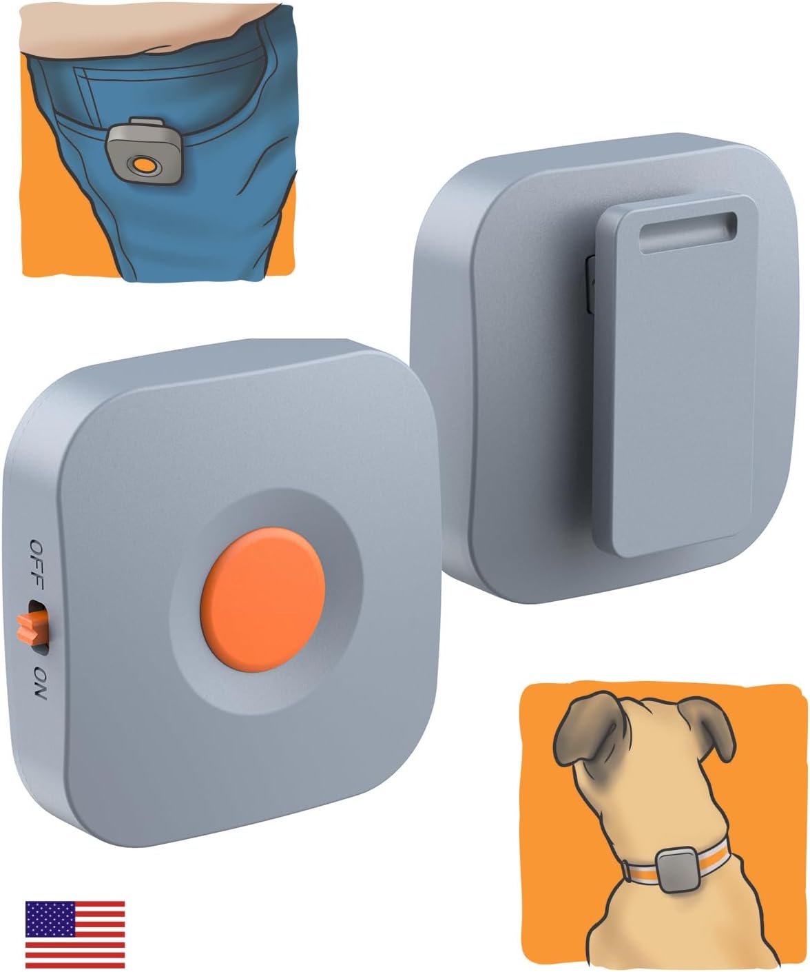 Dog Training Collar with Remote Controller - E Collar for Dogs Training Small, Medium, Large Dog Training, Waterproof Dog Collar, Rechargeable Dog Training & Behavior Aids Dog Accessories