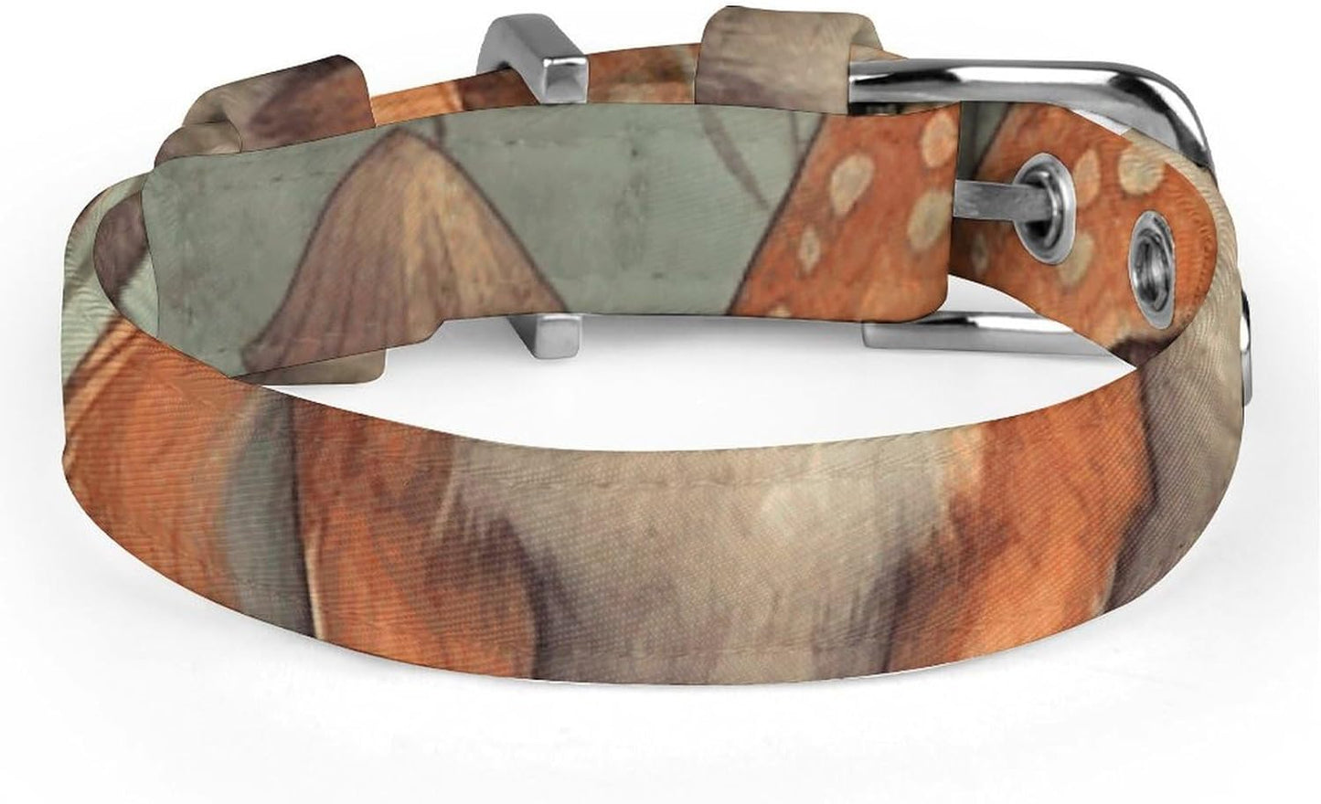 Fox in The Woods Dog Collar with Buckle Adjustable Martingale Pet Collars Cute Female Male Puppy Collar Soft Waterproof Cat Collars for Small Medium Dogs