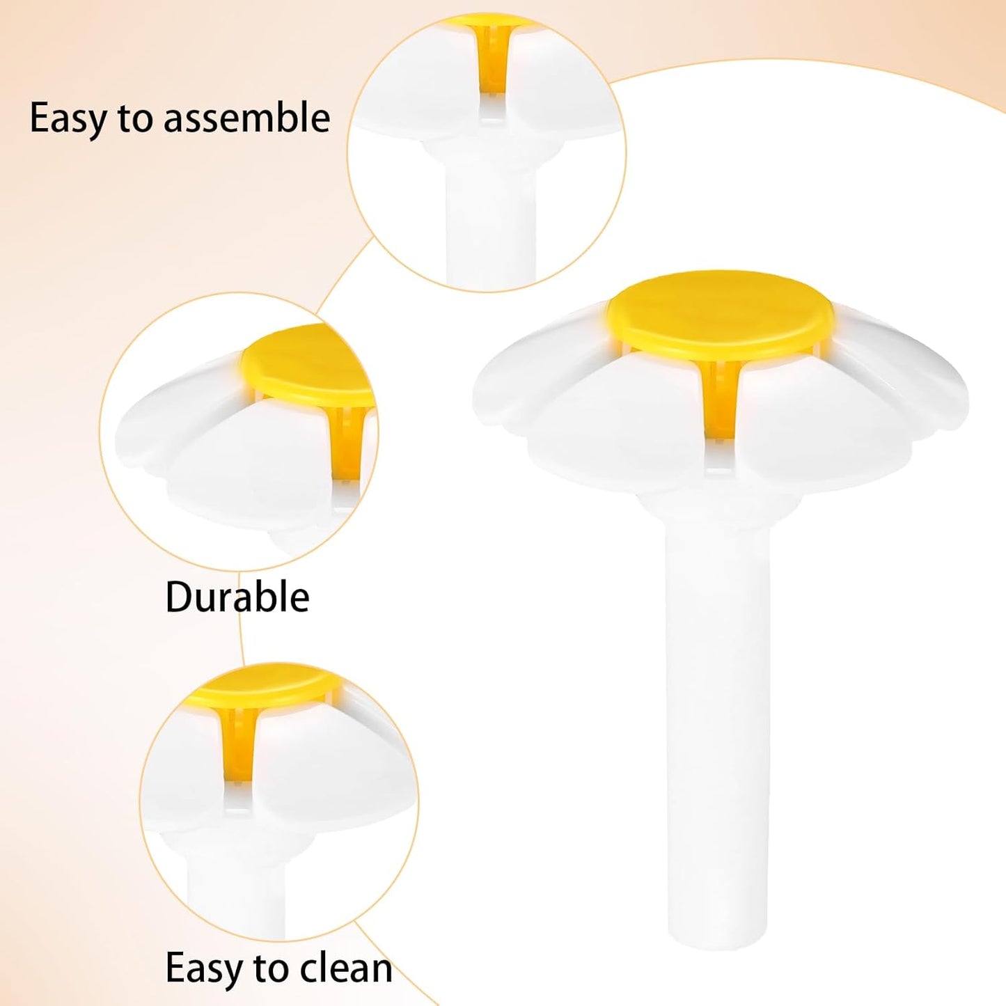 Cat Water Fountain Spout Replacement Part, Flower Kitty Drinking Fountain Top Faucet Accessories for Cats and Dogs Compatible with 2.4L/81oz Pet Water Dispenser