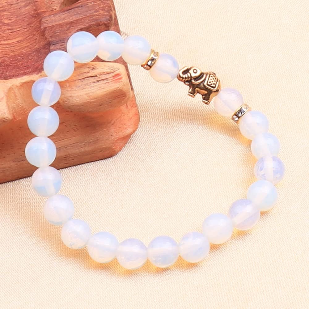 KSQS Lover Couple Bracelet Yoga Balancing Reiki Healing with Elephant for Christmas Thanksgiving