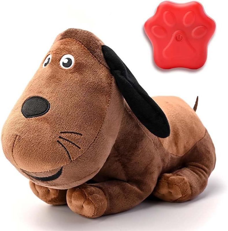 Heartbeat Puppy Toy for Dogs and Cats, Heartbeat Stuffed Animals for Anxiety Relief, Newborn Puppies Sleep Aid Separation Anxiety