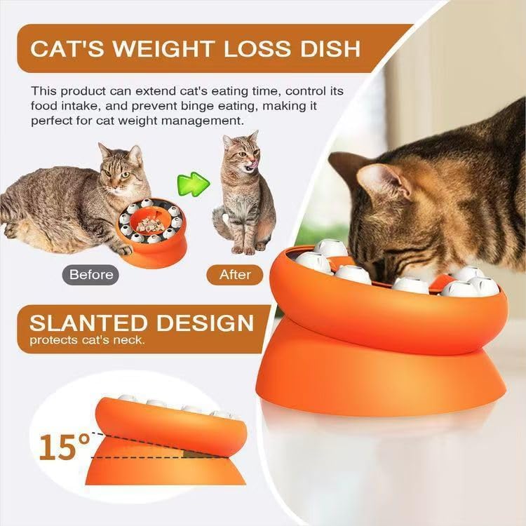Puzzles for Cats, Cat Puzzle Feeder, Interactive Food Puzzle Toys for Indoor Cats, Mental Stimulation Puzzles for Cats