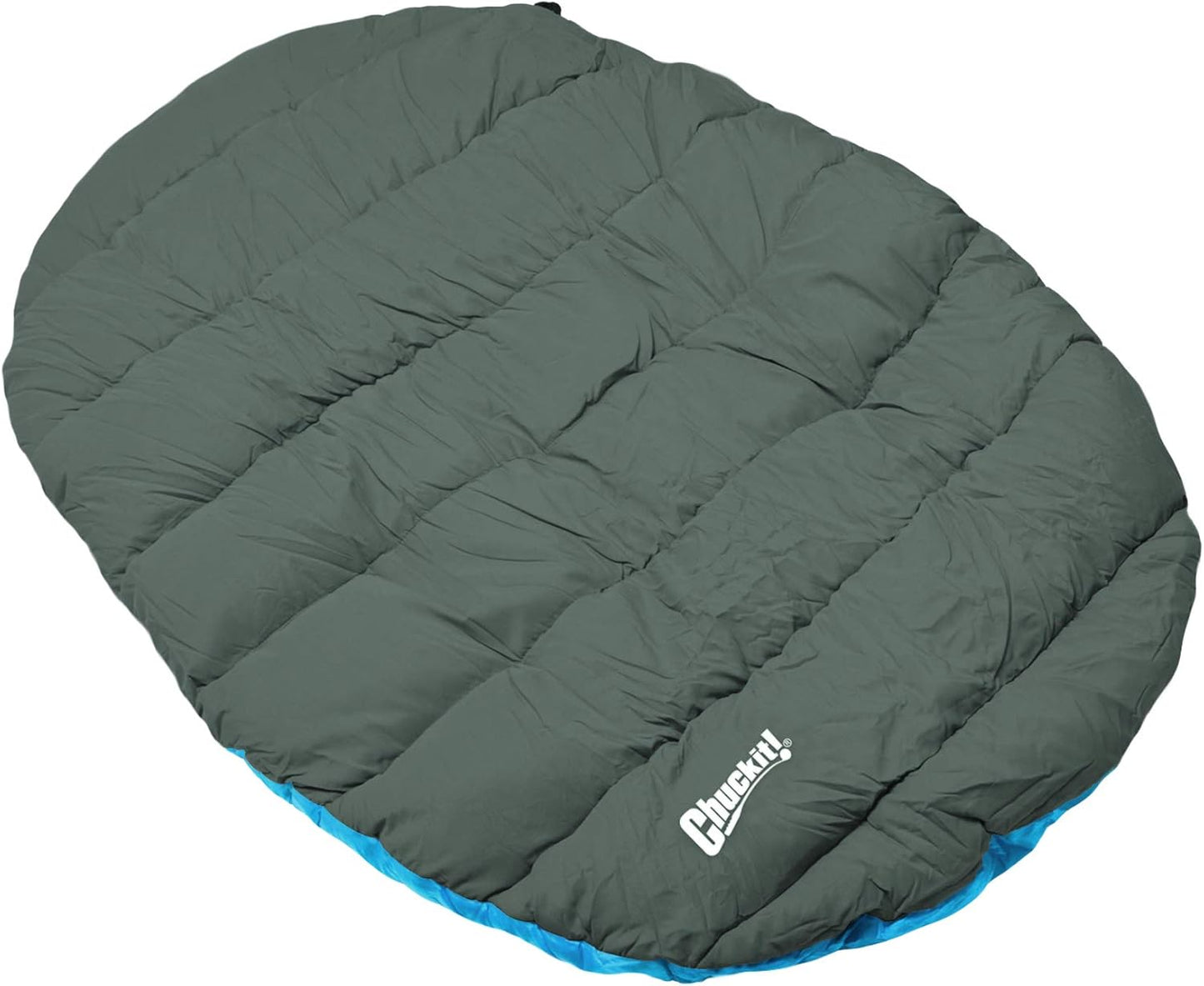 Chuckit! Outdoor Travel Portable Water Resistant Travel Pillow Dog Bed For Medium to Large Dogs 20 to 100 lbs, 39"L x 30"W, Blue