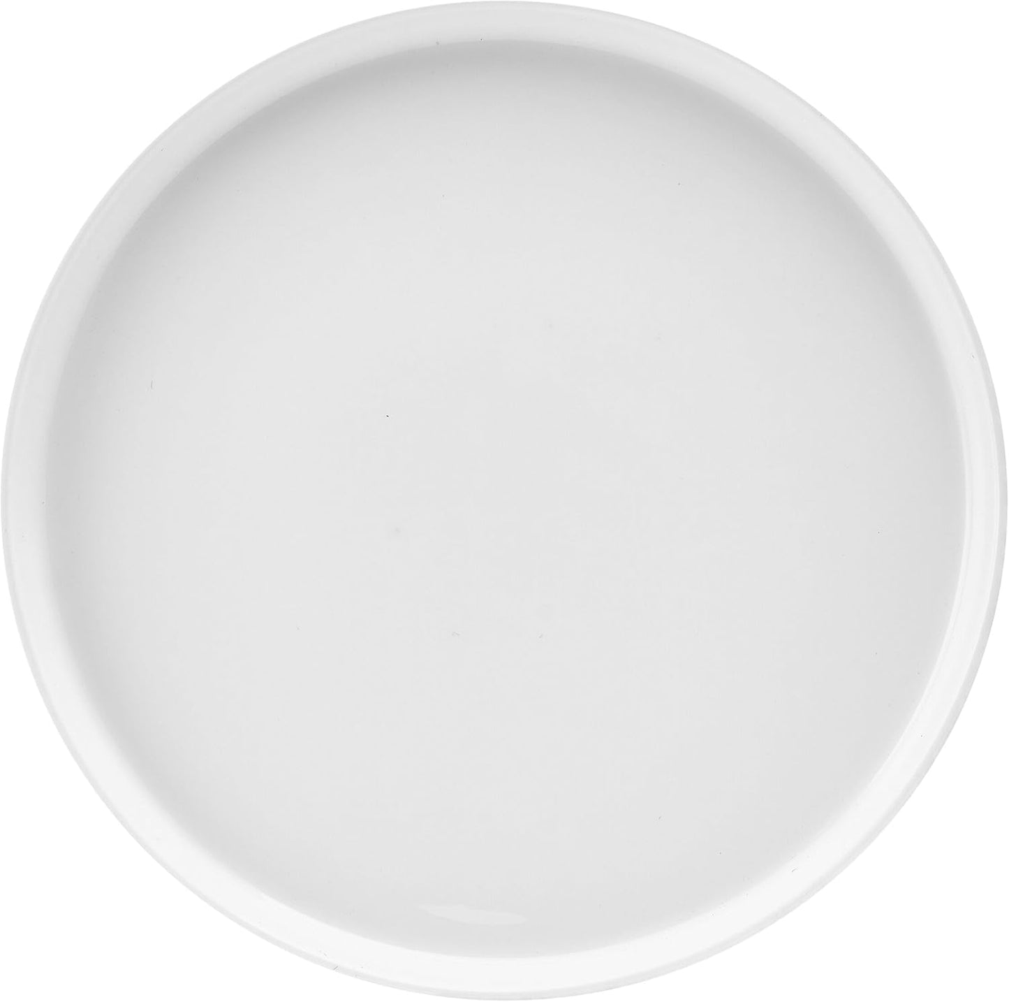 Mikasa Rylee High Rim 12 Piece Bone China Durable Chip Resistant Lightweight Dinnerware Set, Service for 4, White