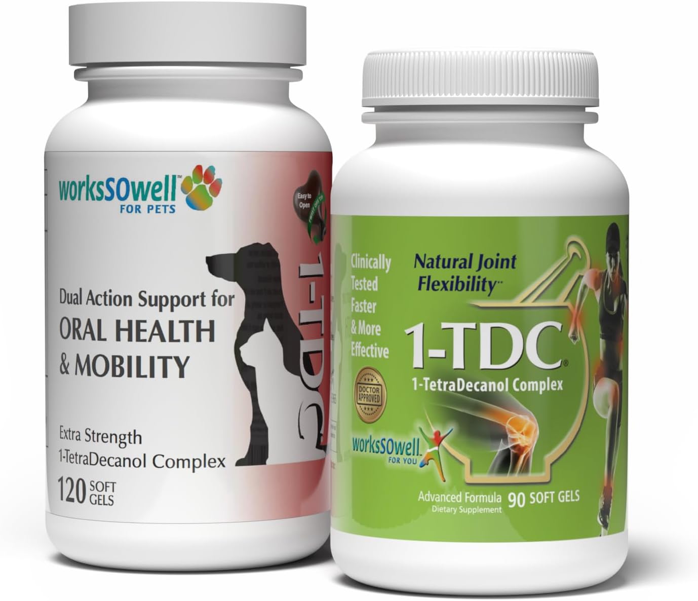 Dual Action 120 Ct and Joint & Muscle Health 90 Soft Gels Bundle