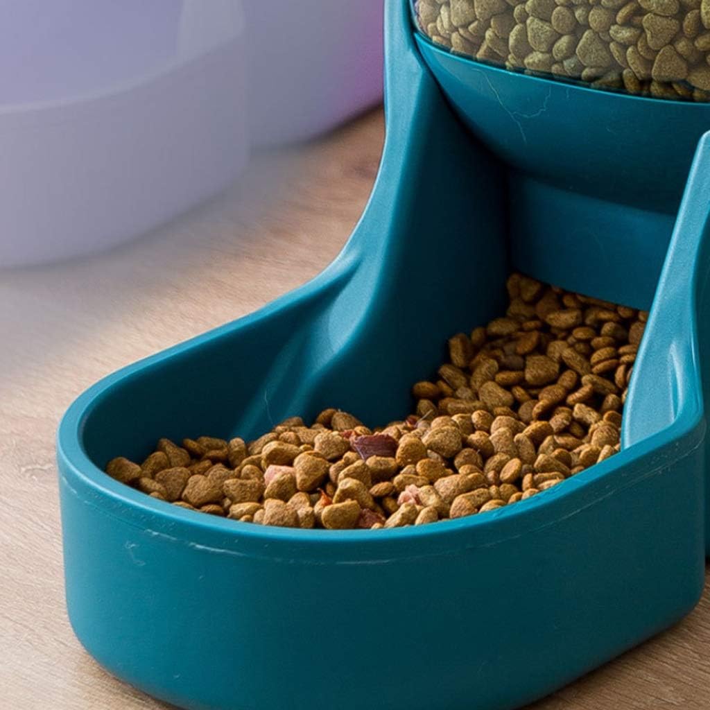 Pet Feeder Drinking Fountain, Drinking Bottle Slow Feeding Drinking Water Container Pet Supplies (Size : Large) (Small)