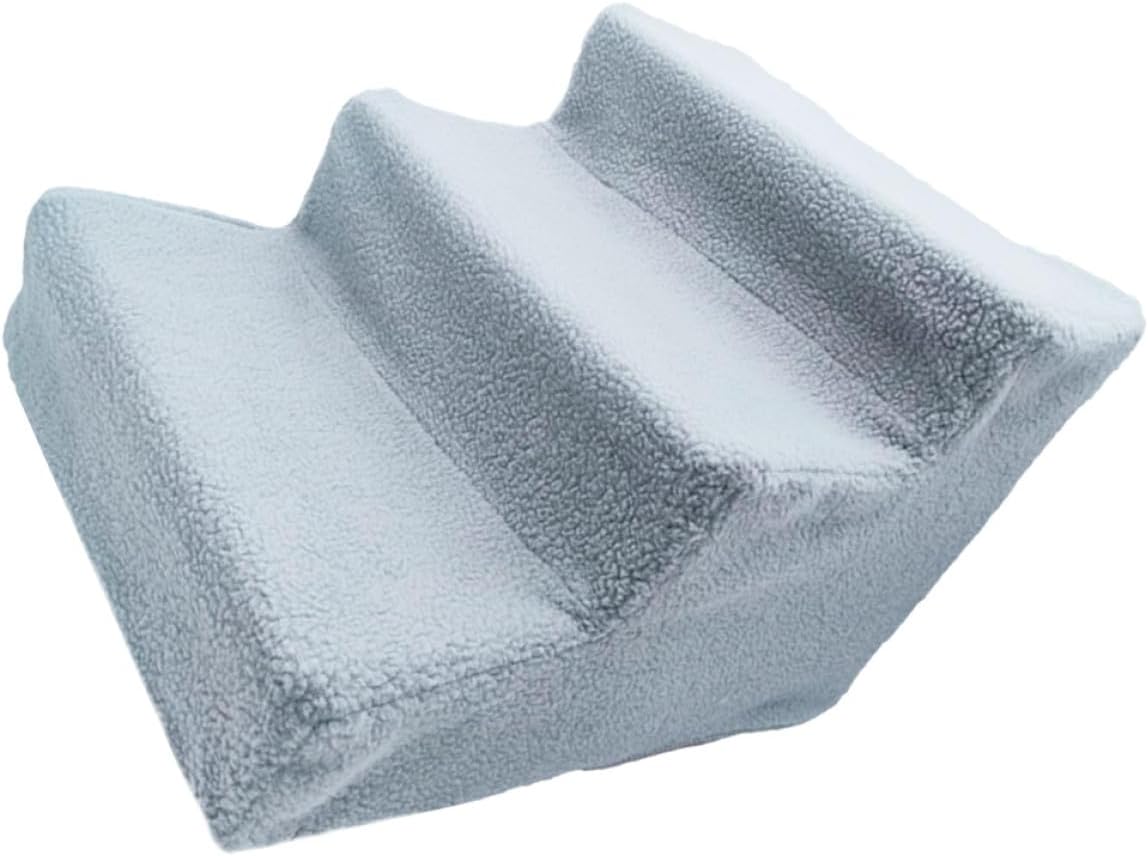 PRETYZOOM Pet Steps Dog Ladder Cat Stairs Grey Non-Slip Indoor Ramp for Sofa Bed Furniture Pets