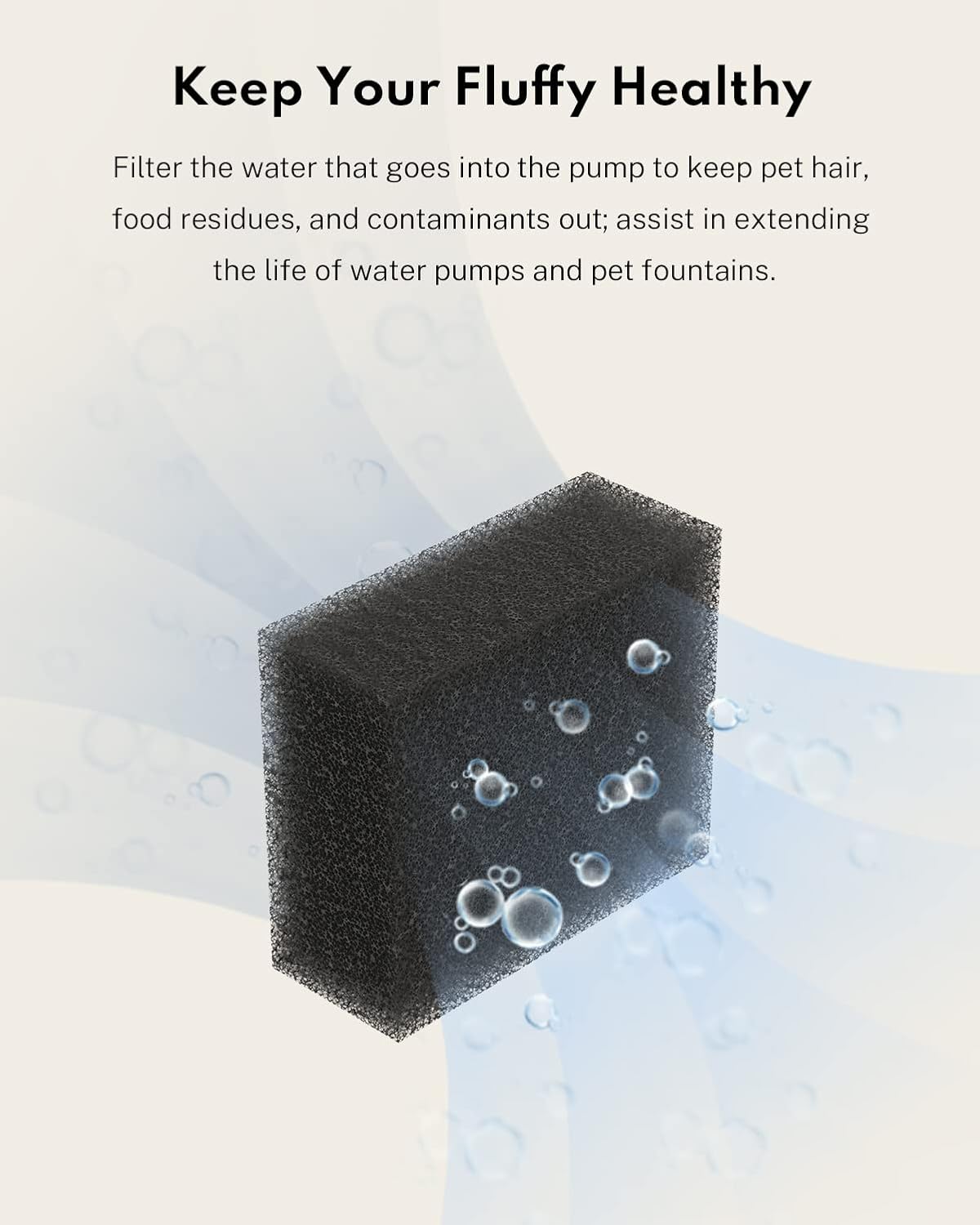 Homerunpet water pump filter