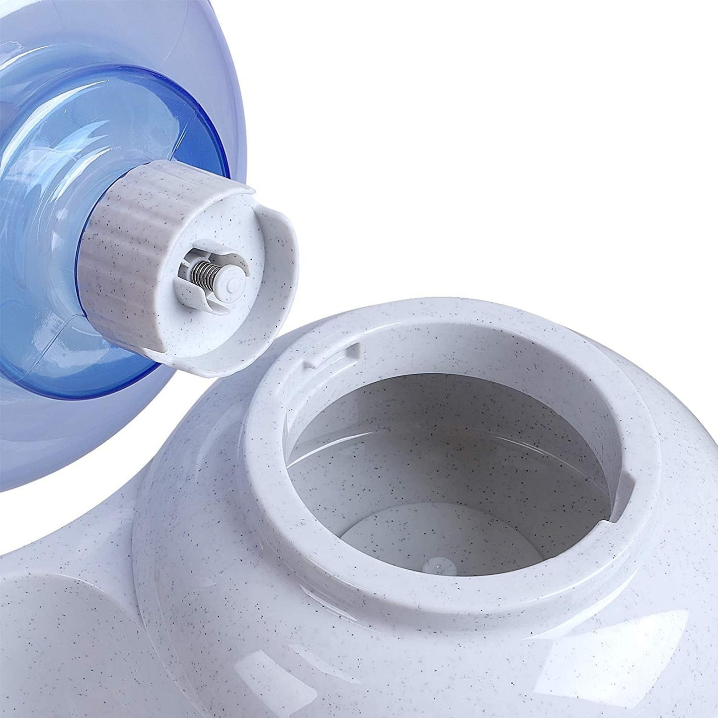 Pet Fountain Pet Water Dispenser Station Replenish Pet Waterer for Big Dog Cat Animal Automatic Gravity Water Drinking Fountain Bottle Bowl Dish Stand Pet Water Dispenser