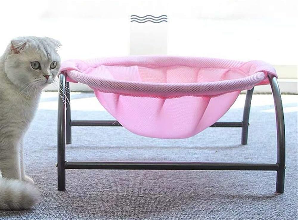 Cat Bed Cat Hammock Bed Elevated Pet Bed Detachable Bed for Kittens Puppies Sleeping Bed Indoor Outdoor Use