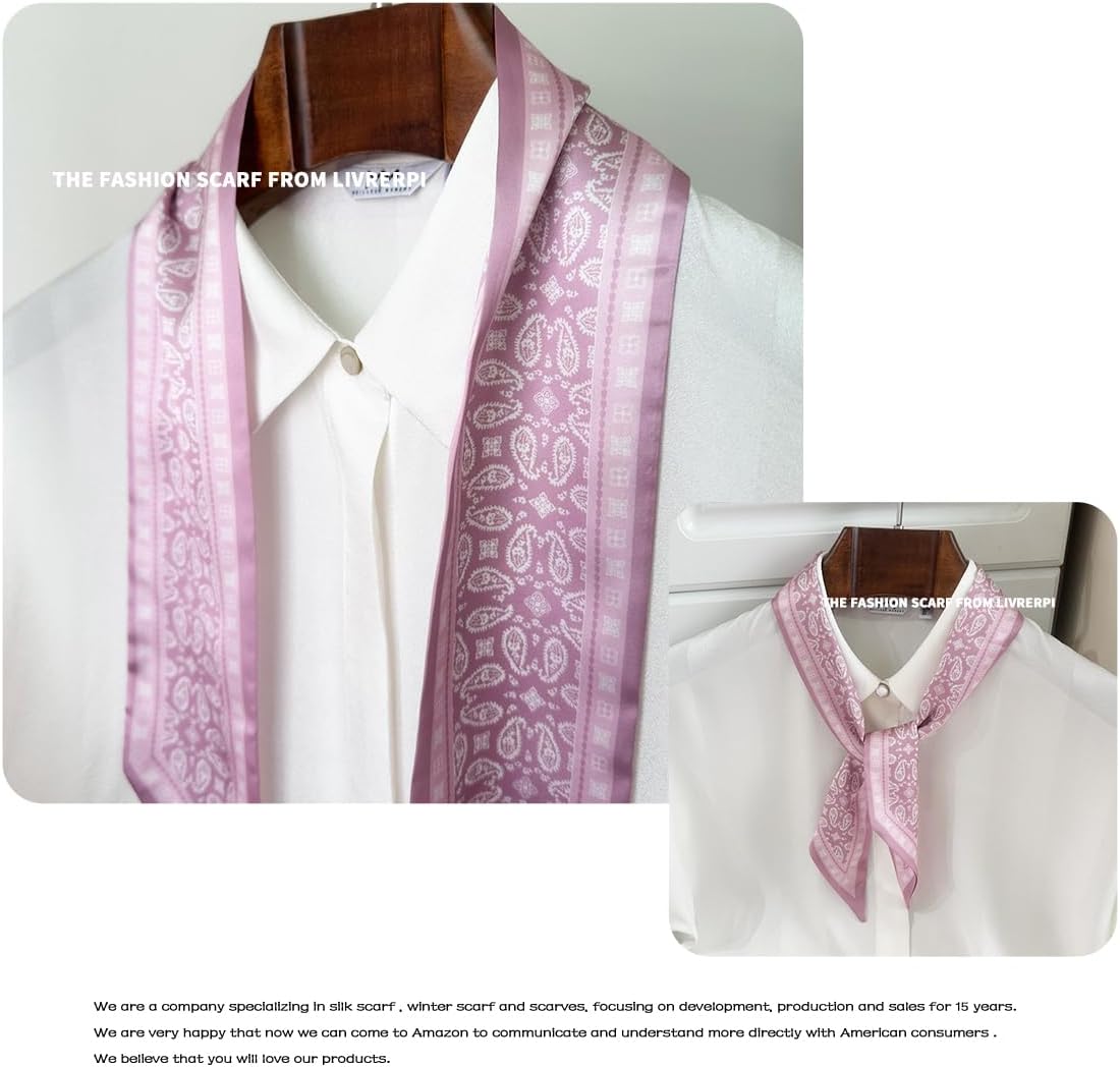 Hair Head Neck Bag Long Scarf Versatile Wrap for Women Soft & Lightweight for Everyday Chic