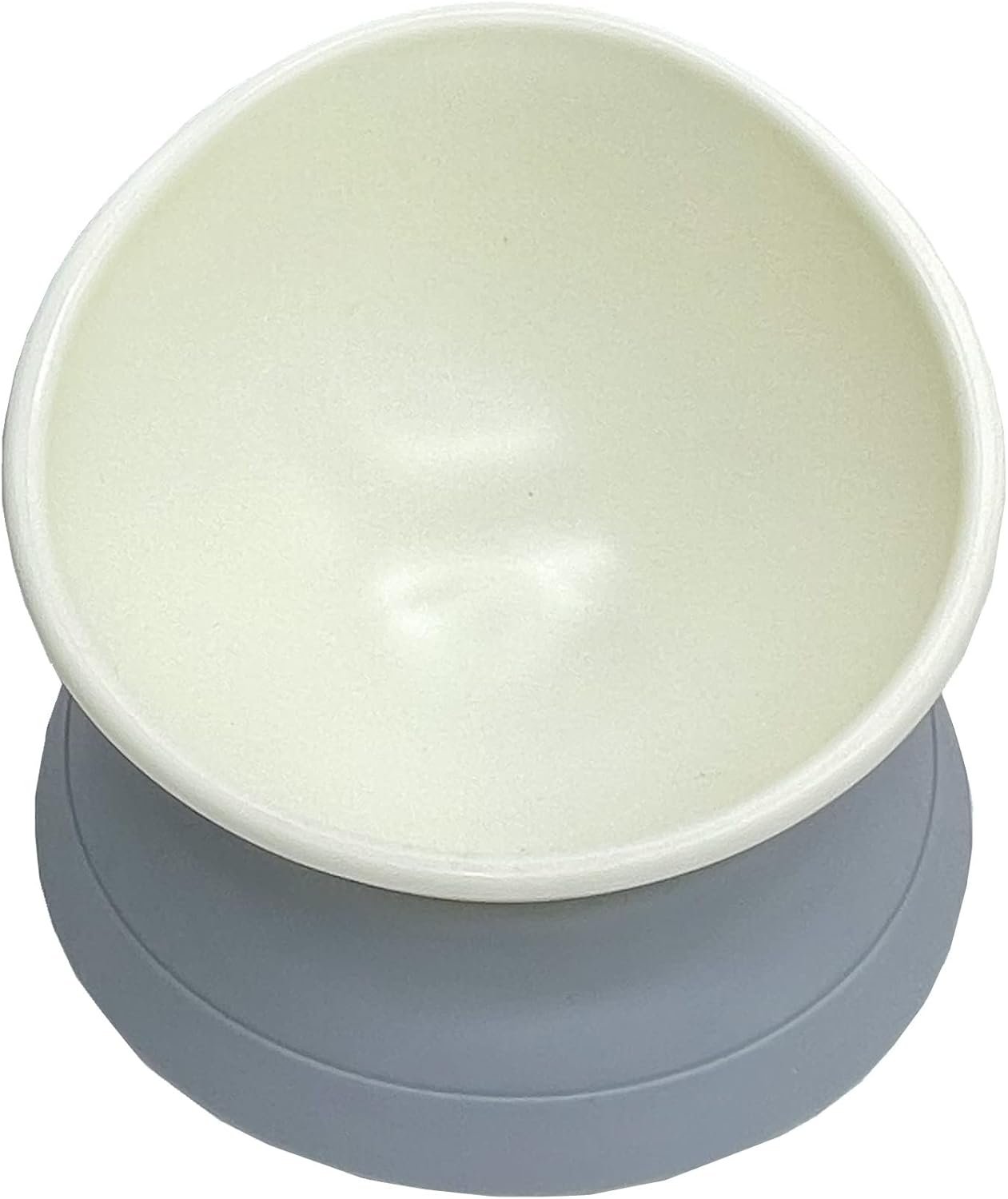DZXZY French Bulldog Food Bowl, Slanted Tilted Pug Dog Bowl,Non-Slip Pet Feeder for Frenchie, Shih Tzu, Flat Faced Small Dogs, Puppies,Cat (Gray, M -2 Cup)