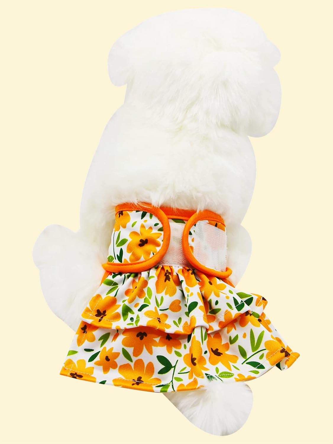 Reusable Dog Diapers for Female Dogs 3 Pack Washable Dog Panties Diaper Skirt Flower Love Heart Print Puppy Diapers Shorts for Dogs in Heat, Period