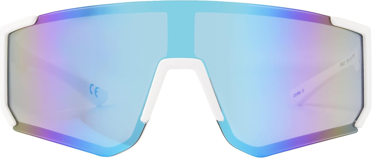 Easton Hype Shield Sports Sunglasses, White, 128 mm