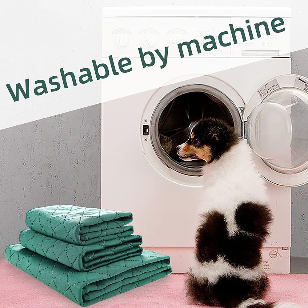 Ochine Reusable Pee Pads for Dogs, Washable Dog Training Pads with 4 Layers Design, Super Absorbent Reusable Kennel Mat & Quality Travel Pee Pads