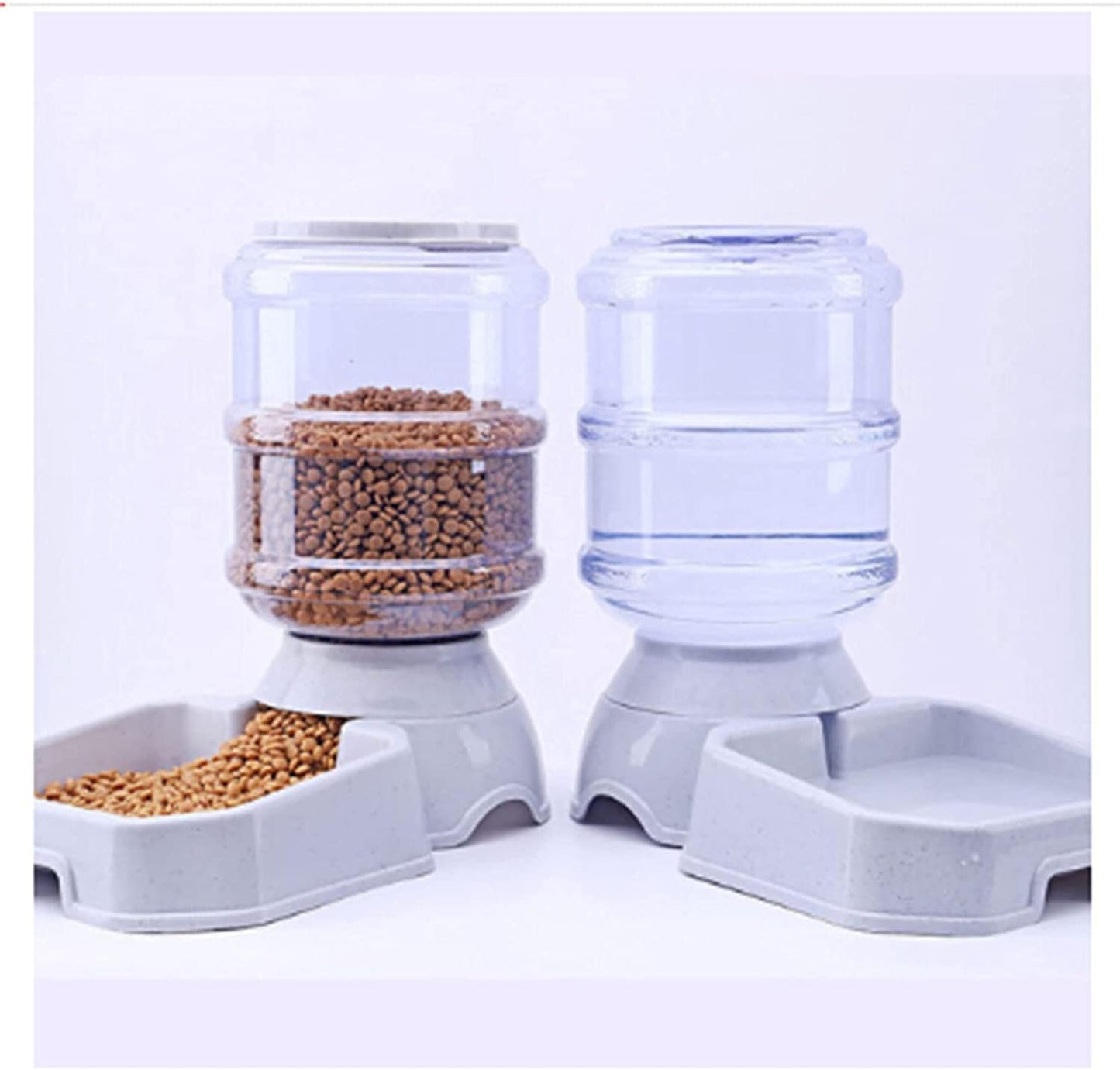 3.8L Pet Automatic Feeder Dog Cat Drinking Bowl for Dog Water Drinking Cat Feeding Large Capacity Dispenser Pet Cat Dog Unplugged Feed Water Pet Supplies cat Fountain (Feeders)