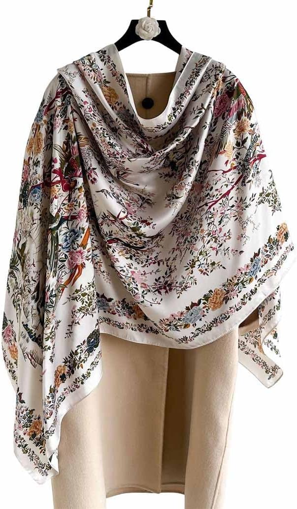 Xyueanlo Scarfs for Women Lightweight Scarves Fashion Print Floral Pattern Head Scarf Wraps Shawls